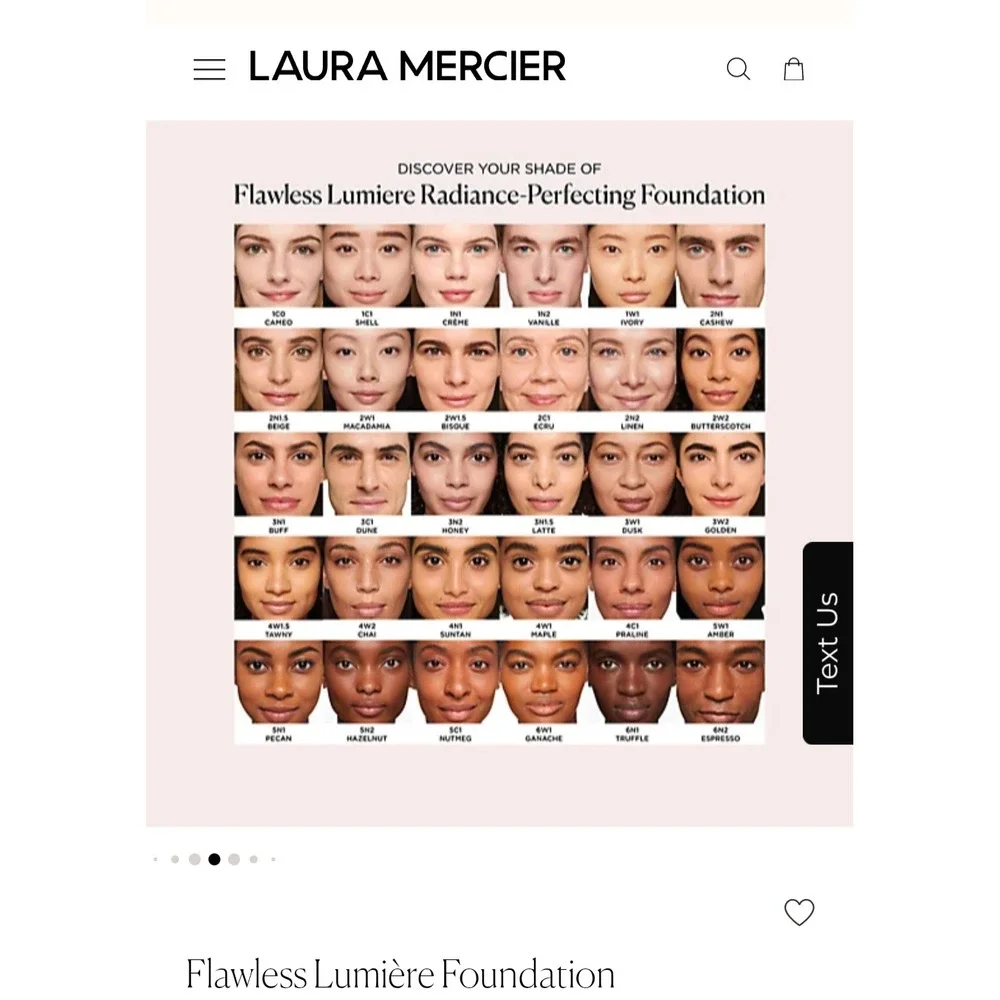 NIB Laura Mercier Real Flawless Weightless Perfecting Foundation 2N1 Cashew 1oz